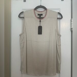 Rag & Bone Ali Cloud Houndstooth Tank Top